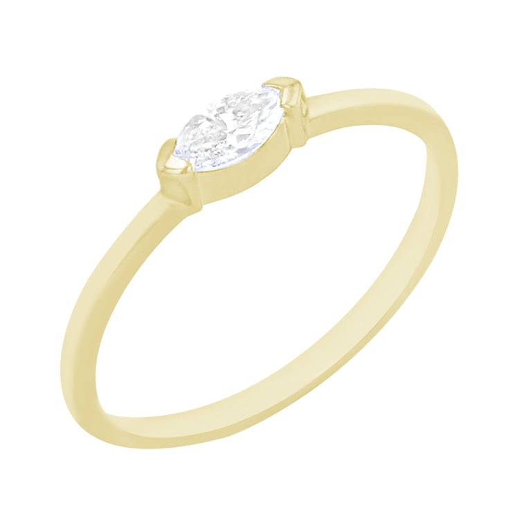 Eleganter Ring mit Marquise-Diamanten Catrin 100295