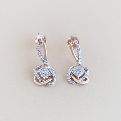Goldenes geflochtenesSchmuckset mit Diamanten Emre