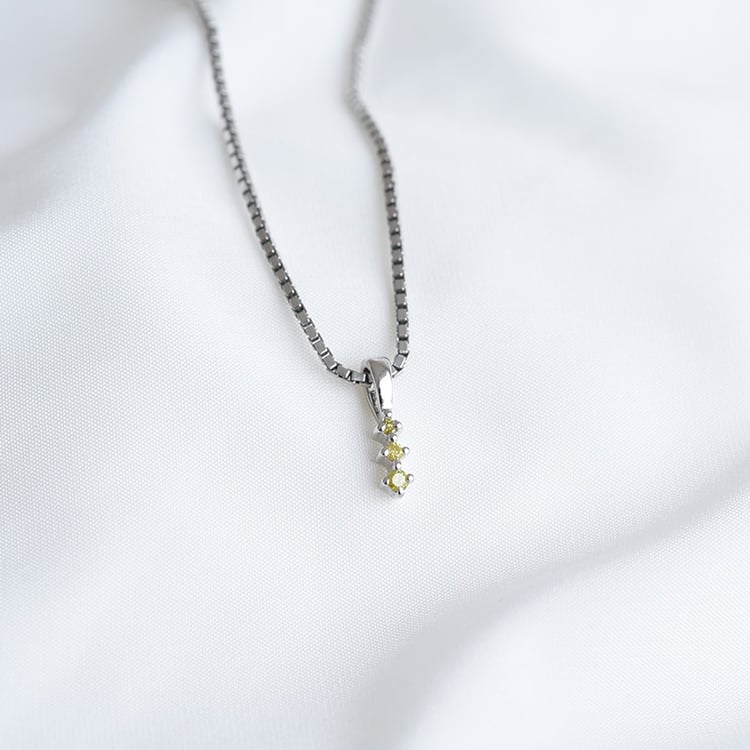 Zarter Anhänger mit gelben Diamanten Zusa 86231