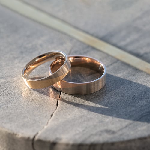Trauringe aus kombiniertem Gold Talin