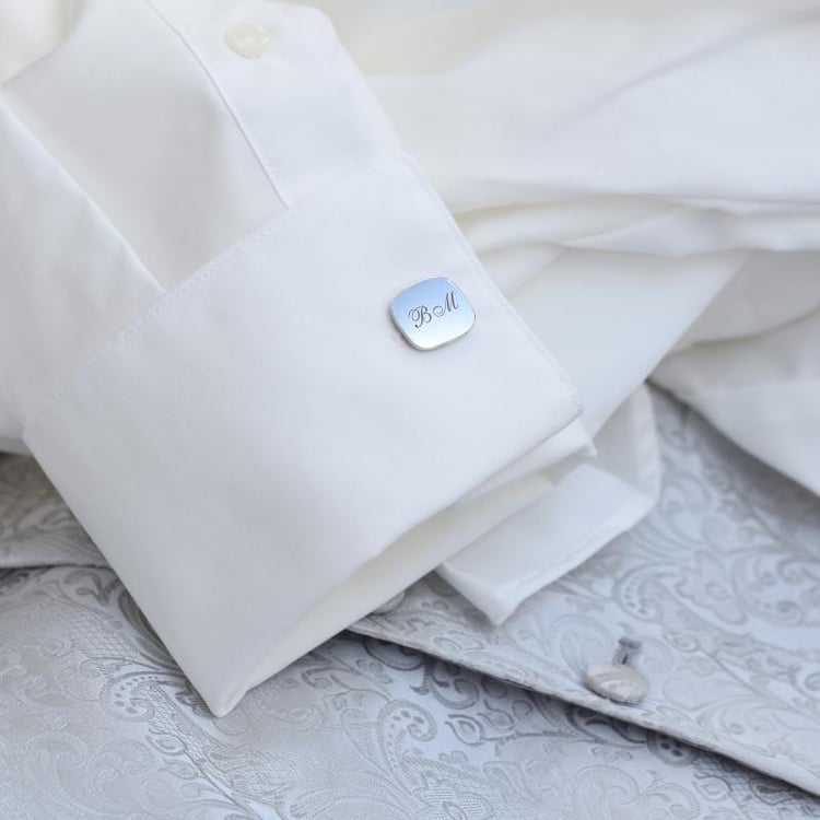 Manschetten aus Platin 10965