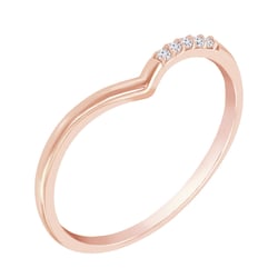 Memoire Ring in V-Form mit Lab Grown Diamanten Annelisa