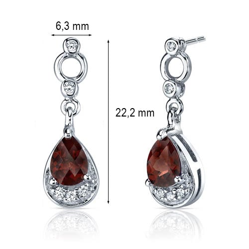 Silberne Ohrringe 42944