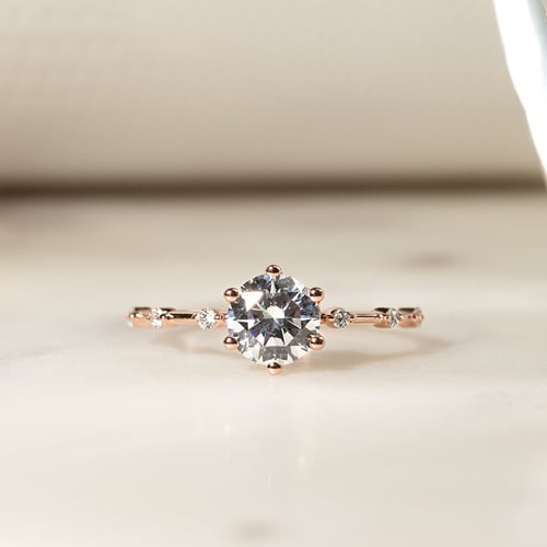 Verlobungsring mit Diamanten Imelda