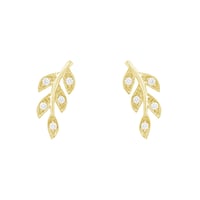 Diamantohrringe in Blattform Jooa