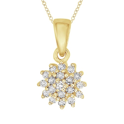 Eleganter Anhänger mit Diamanten Alger