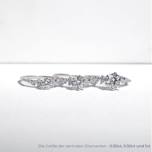 Ringset mit Diamanten nach Wahl Carina