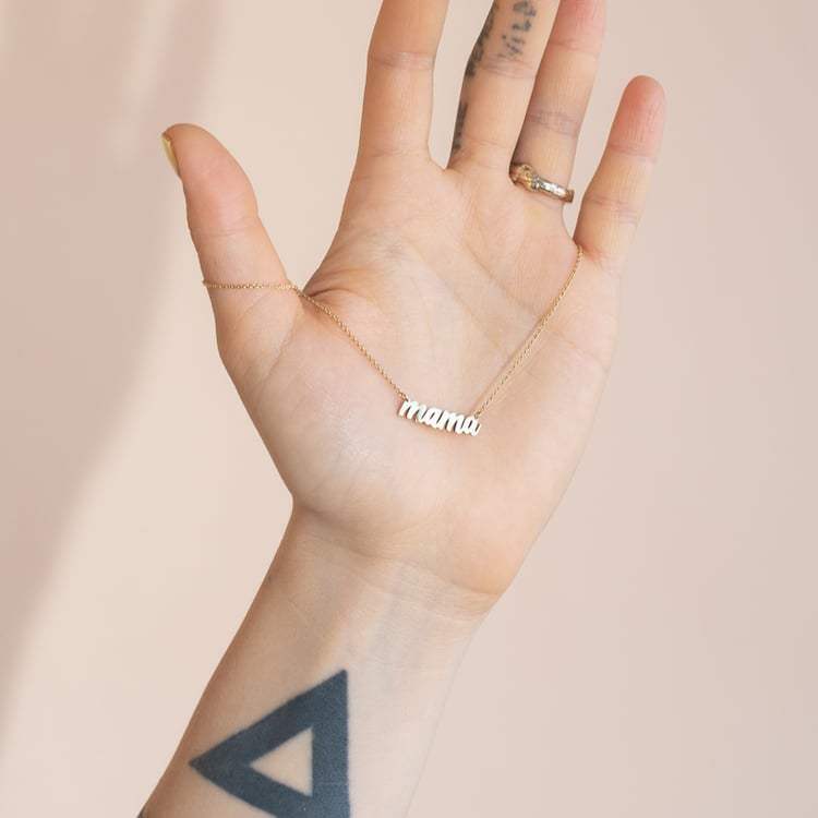 Halskette mit Text Mama 119451