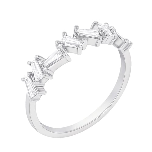 Ring mit Baguette-Diamanten Egino