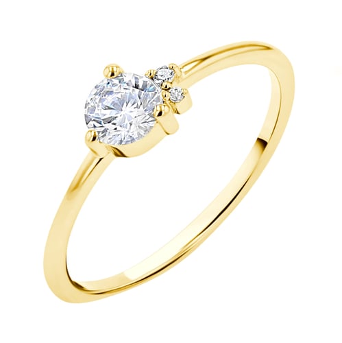 Cluster Ring mit Lab Grown Diamanten Marine