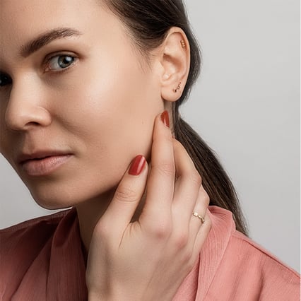 Ohrring mit Sternzeichen Aries