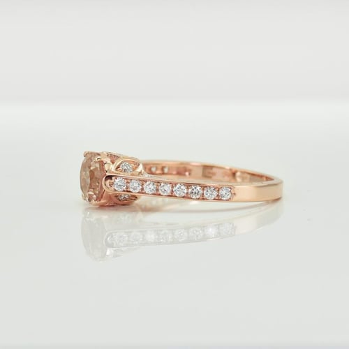 Verlobungsring mit Morganit und Diamanten Volans
