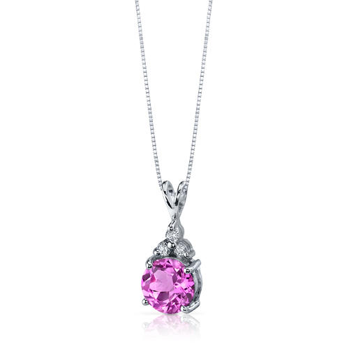 Anhänger mit rosa Saphir 2967
