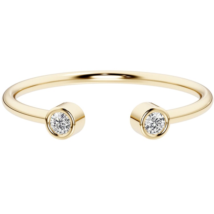 Offener Ring mit zwei Lab Grown Diamanten Orion 139630