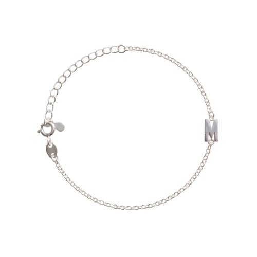 Goldenes Armband mit Buchstaben M Elinn