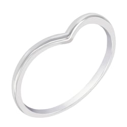 Minimalistischer Ring in V-Form Angelina