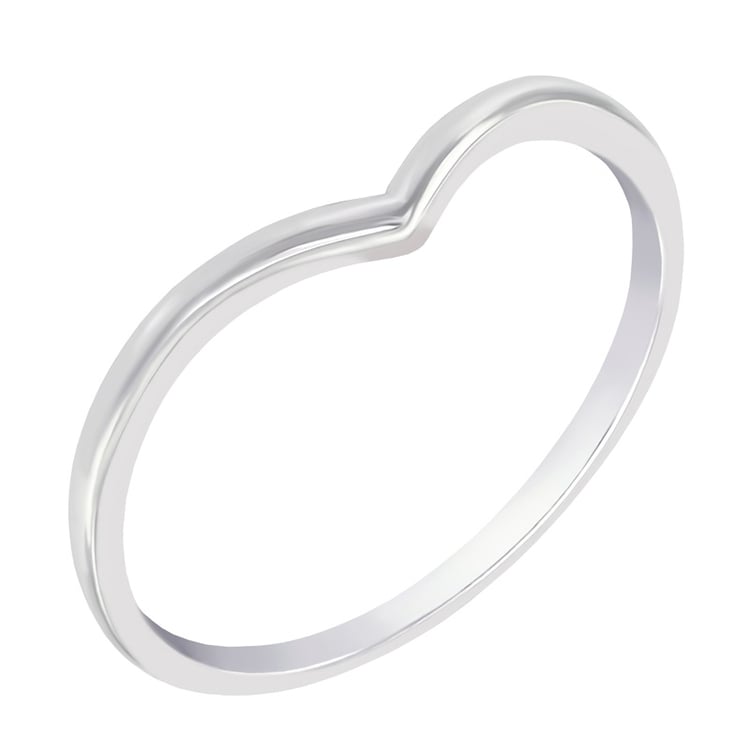 Minimalistischer Ring in V-Form Angelina 117996