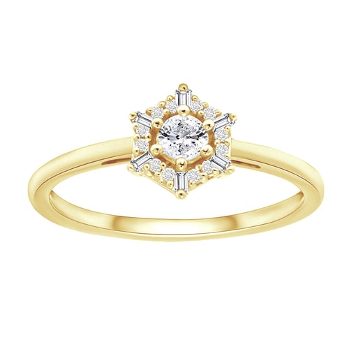 Goldenes Schmuckset mit Lab Grown Diamanten Kirstin