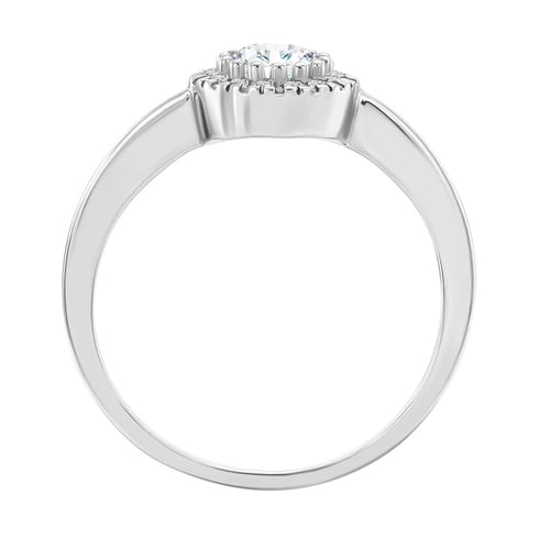 Verlobungsring mit Diamanten in Sonnenform Tafne