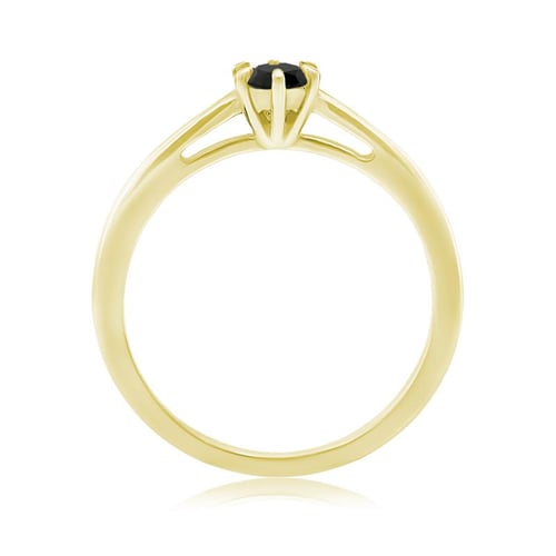 Verlobungsring mit schwarzem Diamant Rima