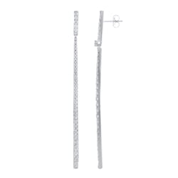 Luxuriöse Ohrringe aus Gold mit natürlichen Diamanten Dilshad