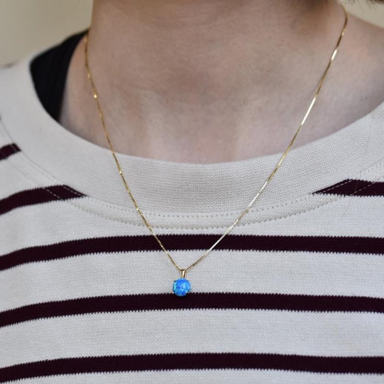 Opal in Goldkette 26593