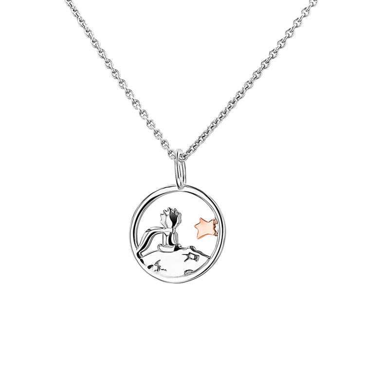 Geschnitzer Anhänger mit der Figur Kleiner Prinz 140665