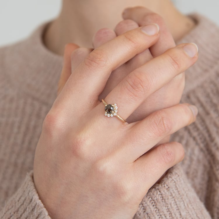 Ring mit einem Salt and Pepper Diamanten Ammiel 124787