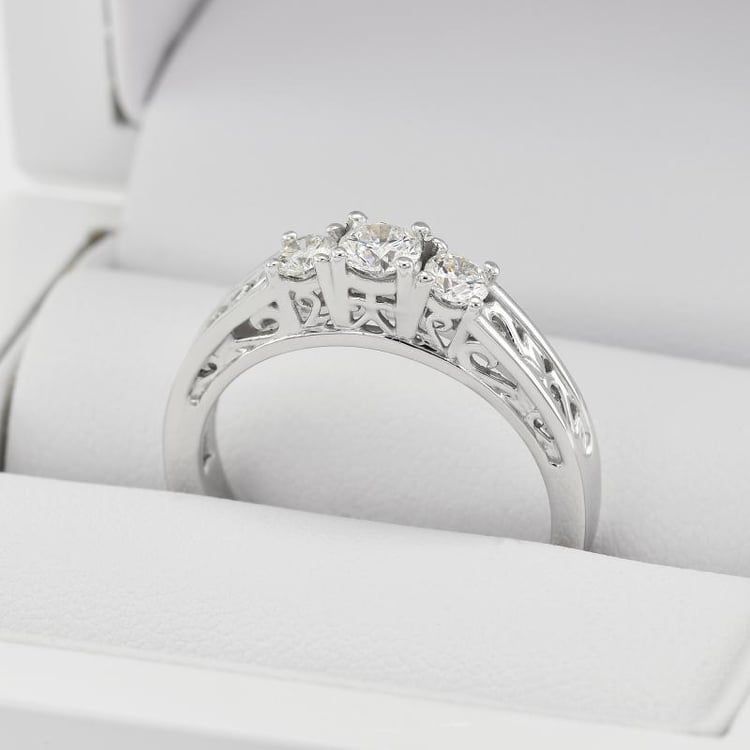 Vintage Verlobungsring mit Lab Grown Diamanten Lariah 66064