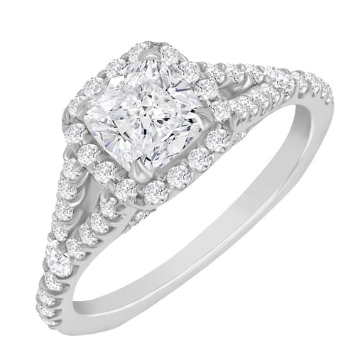 Verlobungsring mit Diamanten Malana