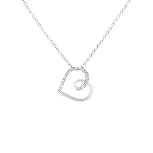 Kette mit romantischem Anhänger mit Diamanten Mariano