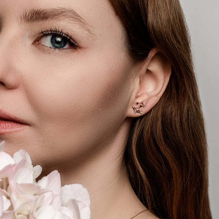 Ohrring mit Sternzeichen Sagittarius 95341