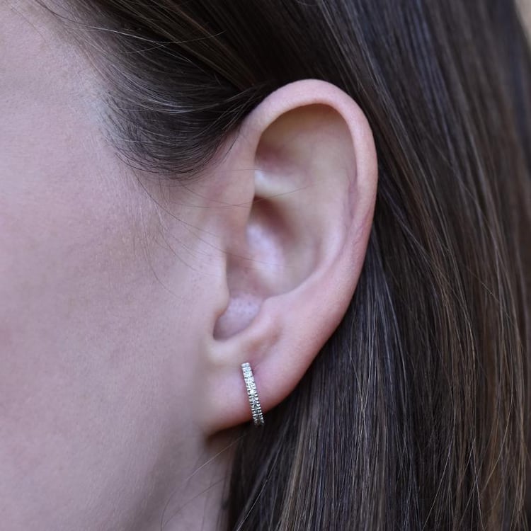 Elegante Ohrringe mit Moissaniten Gomati 105113