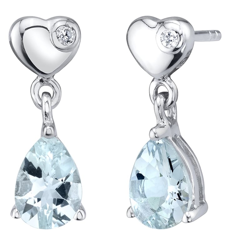 Ohrringe mit Aquamarin