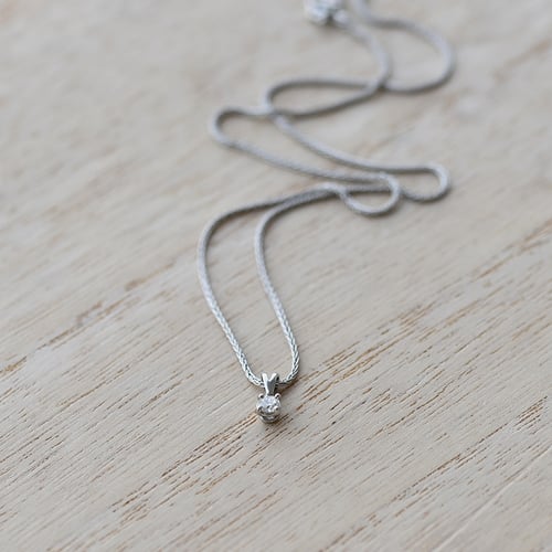 Platin Anhänger mit Diamanten Jadell