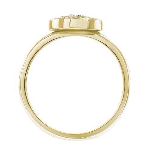 Halo Verlobungsring mit Diamanten Fernanda