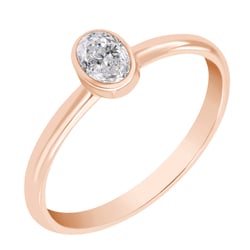 Verlobungsring mit ovalem Diamanten Princeta