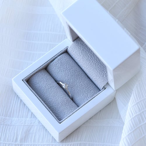 Goldring mit Salt and Pepper Diamant Hye