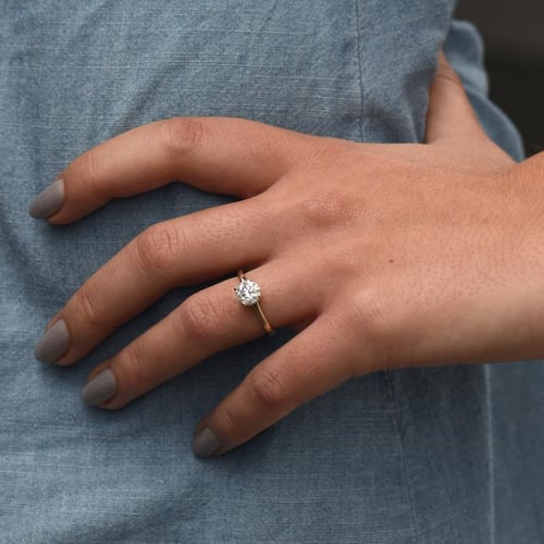 Verlobungsring mit Lab Grown Diamanten Xela