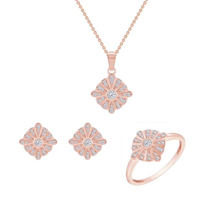 Goldenes Set aus Gold 48861