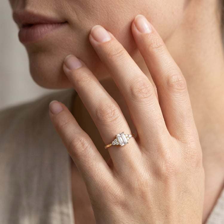 Verlobungsring mit 0.37ct IGI-zertifiziertem Lab Grown Diamanten Miha 171113