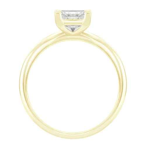 Verlobungsring mit Princess Diamanten Nangai