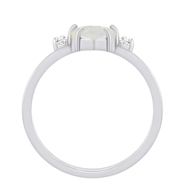 Verlobungsring mit Mondstein und Diamanten Namir 71302