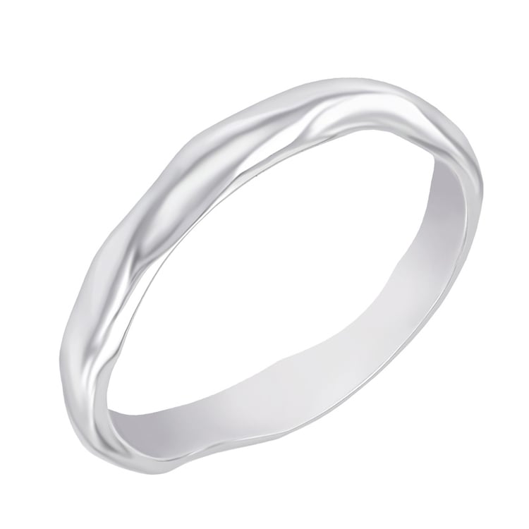 Unregelmäßige Trauringe mit glänzender Oberfläche Parnell 76508