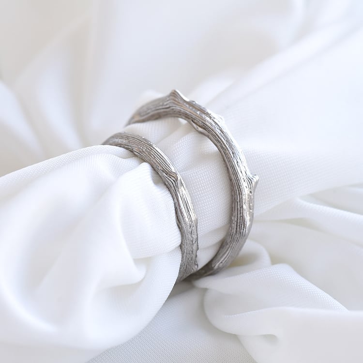 Eheringe in Form eines Zweigleins Valleia 81779