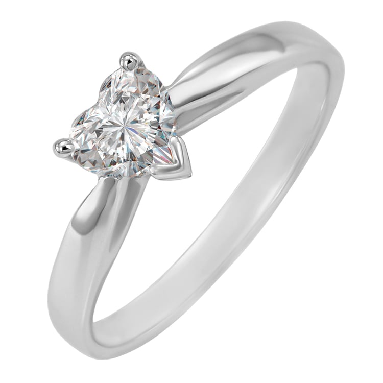 Verlobungsring mit Herz-Diamant