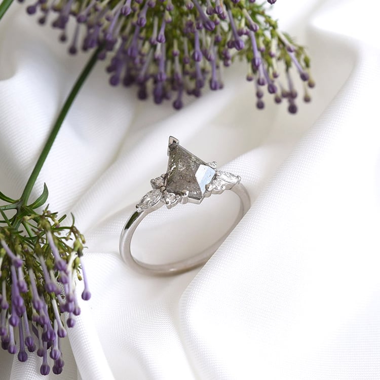 Ring mit Salt and Pepper Diamant Isabela 82542