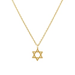 Silberner Anhänger Davidstern