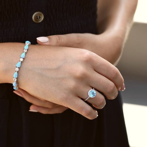 Goldring mit 2.75ct Topas und Diamanten Xana