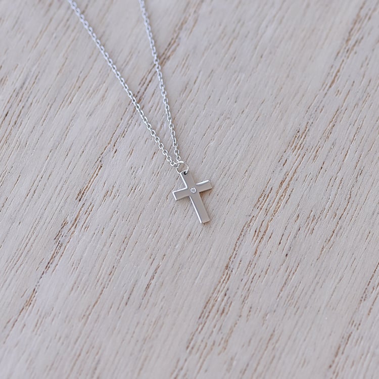 Kreuz mit Diamant 60274